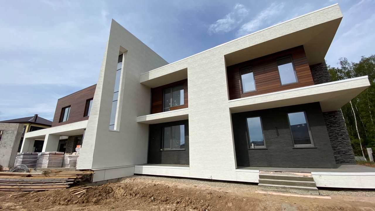 Результат нашей работы по остеклению коттеджа