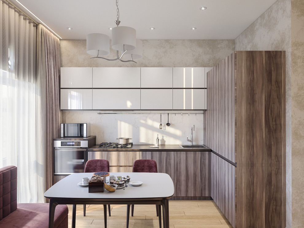 Дизайн однокомнатной квартиры (ул.Благоева, д.21)