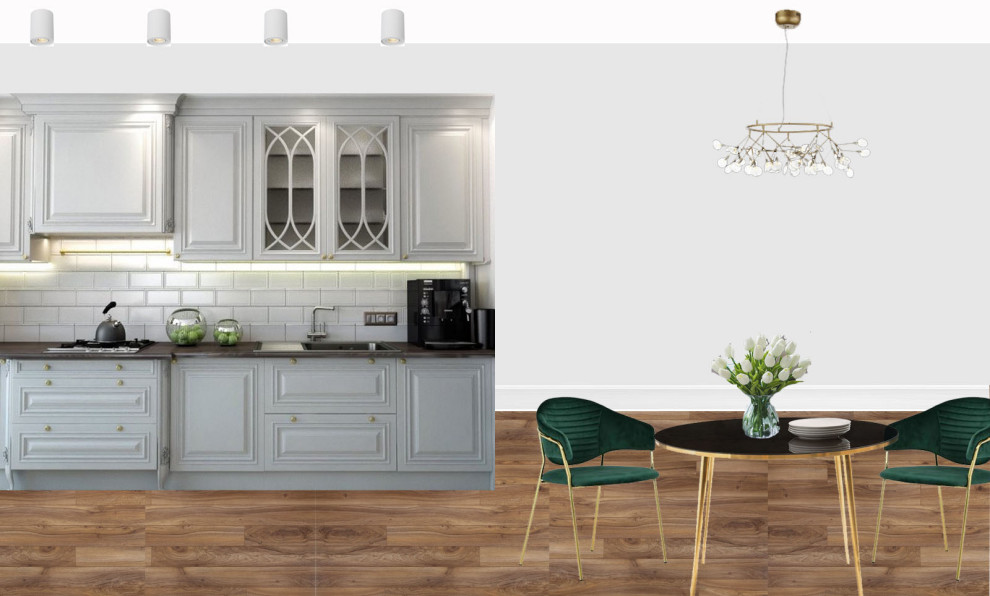 Коллаж Кухни-гостинной