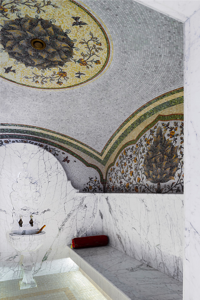 Съемка дома на Новой Риге, 1950 м². Дизайнер Анна Першхайло.