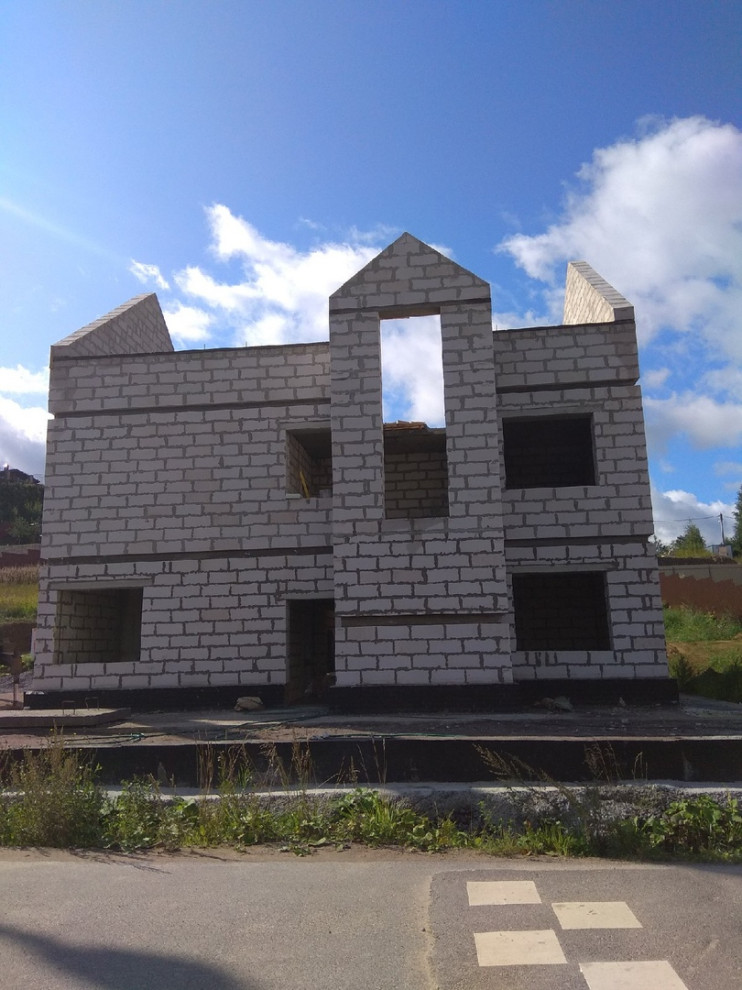 Обложка проекта: Дом из газобетона.