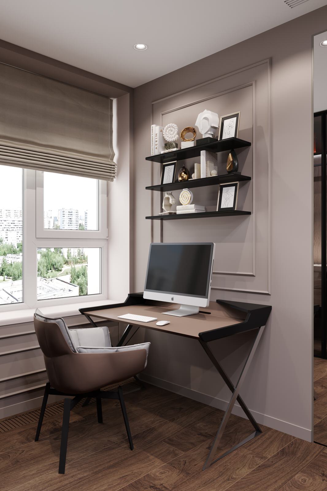 Квартира 102 кв. м. в современном стиле ЖК Life- Ботанический сад.