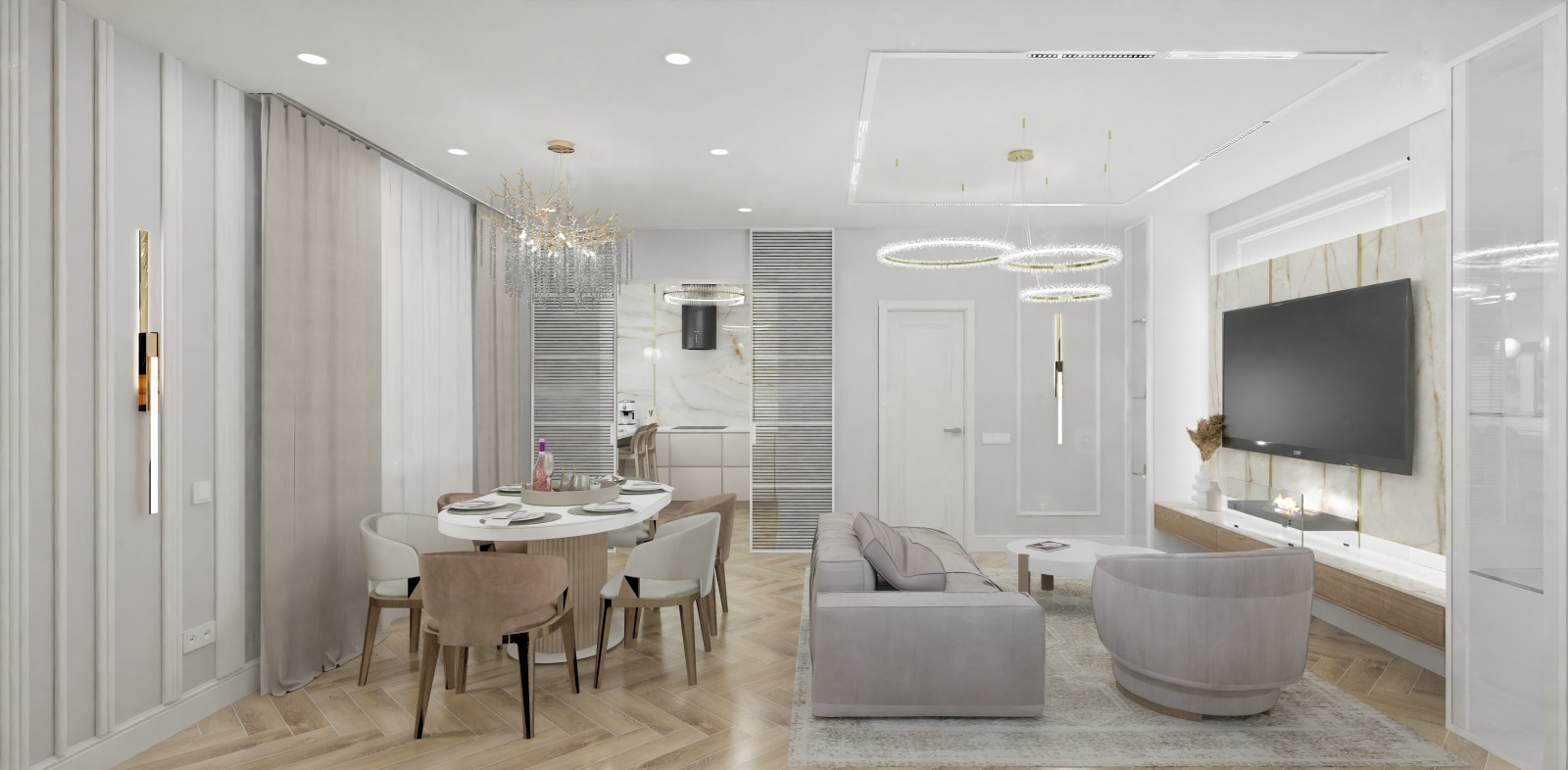 Квартира в стиле современной классики