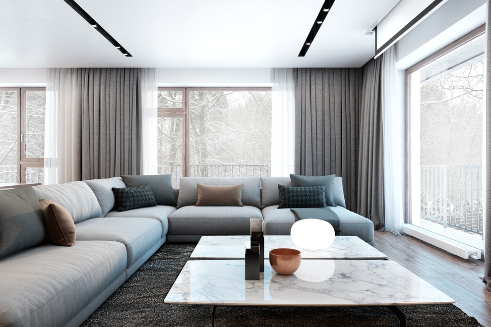 Neat interior for a young family.
