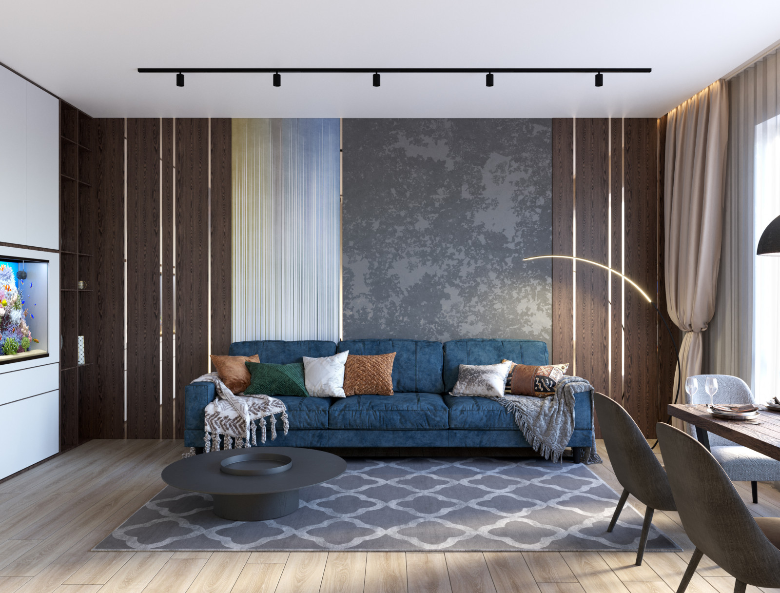 Дизайн гостиной с камином. Ставрополь