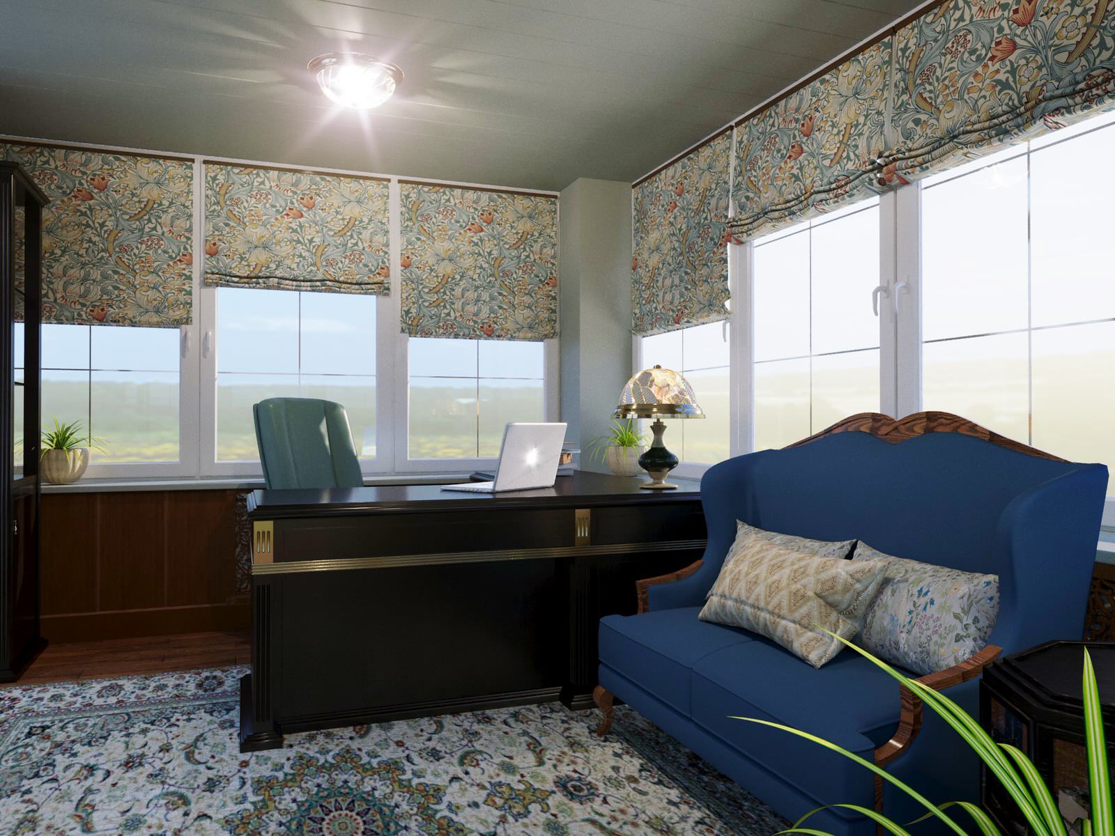 Обложка проекта: Дизайн проект загородного дома в английском стиле