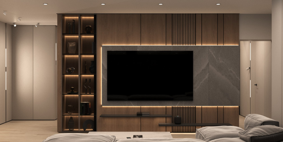 Дизайн-проект квартиры, ул. Нахимсона 107м2. Минимализм