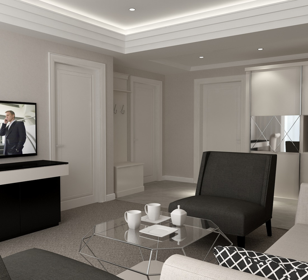 Классический интерьер в гостинице