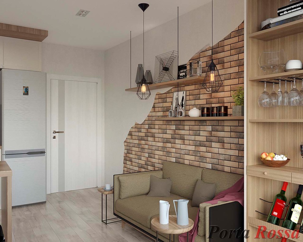 Kitchen design in Loft style