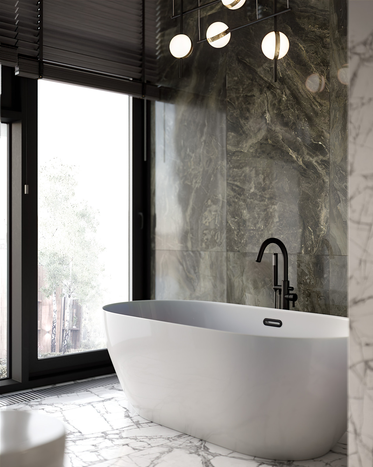 Мастер-ванная. Второй этаж.