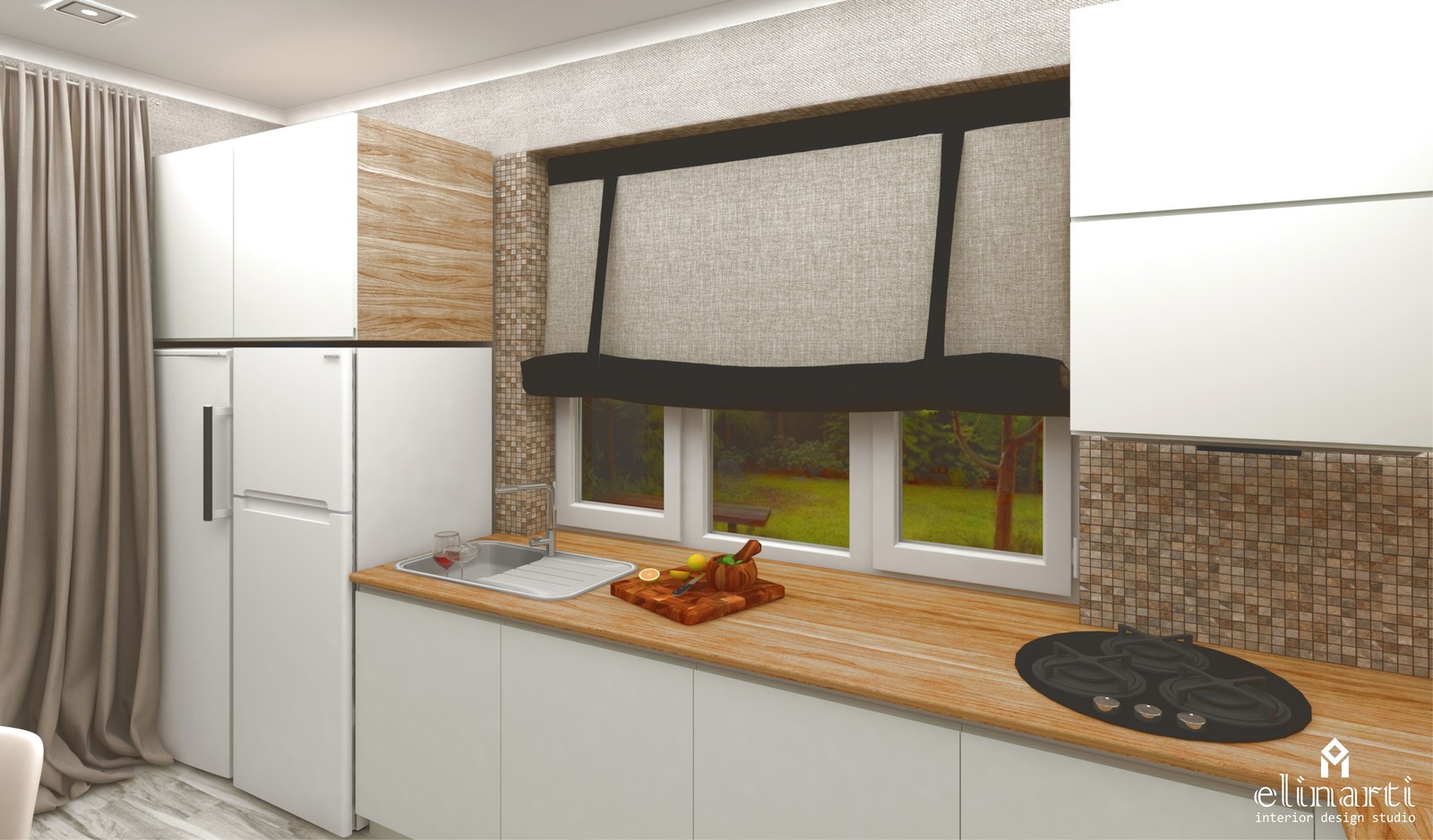 Кухня "Закругление"