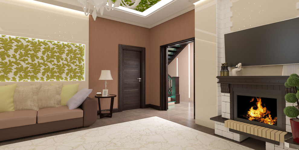 загородный дом в живописном месте города Тюмени