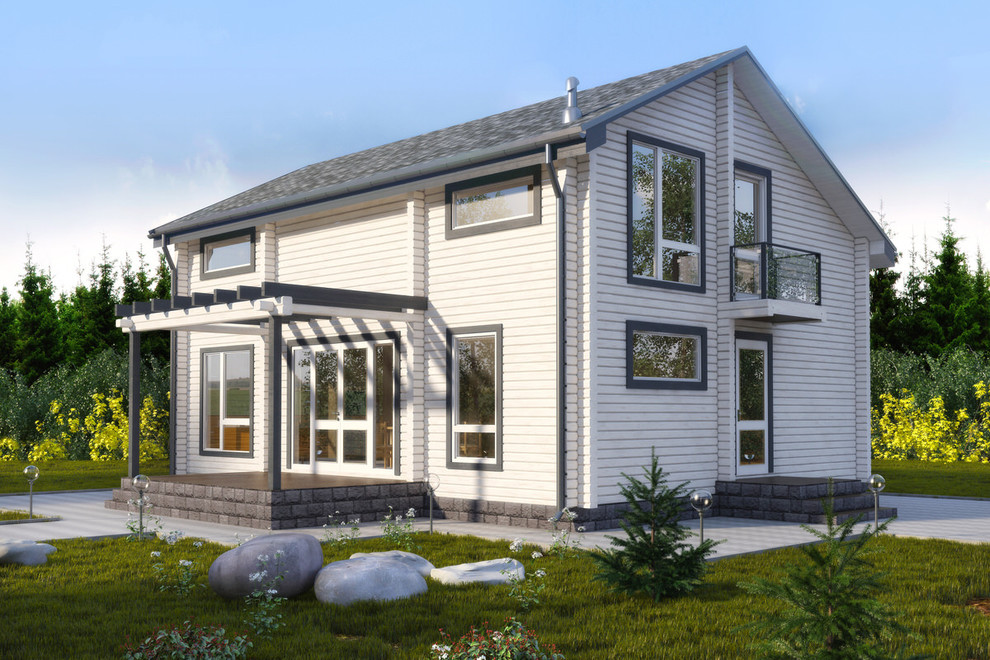 Деревянный дом из клееного бруса 185 кв.м. (СП-185)