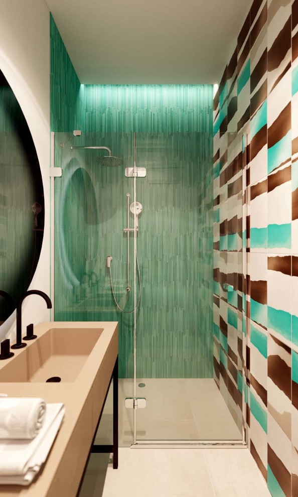 Модный интерьер двухкомнатной квартиры в духе современной Европы 75 метров