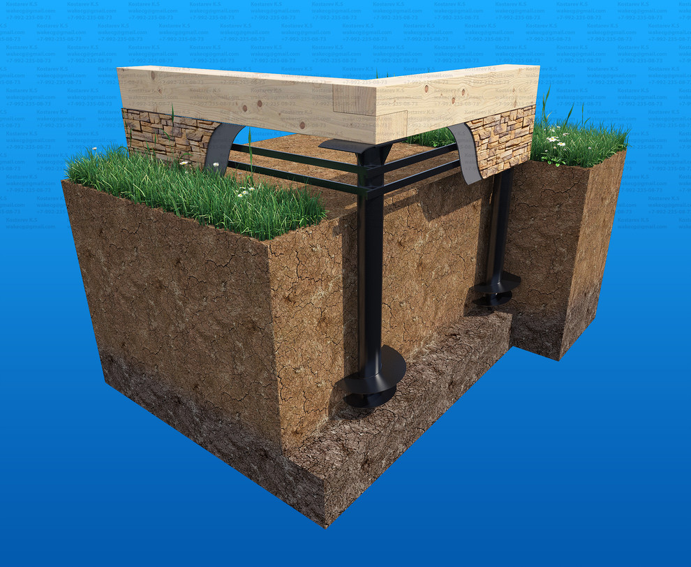 Обложка проекта: Иллюстрации - Строение фундамента\ типы фундамента