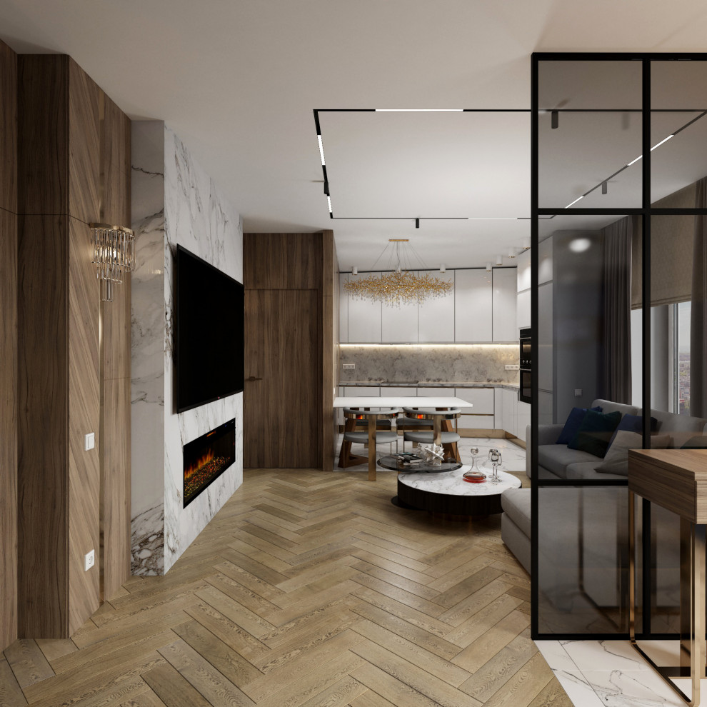 Обложка проекта: 5-ти комннатная квартира в "ЖК ДА Винчи"