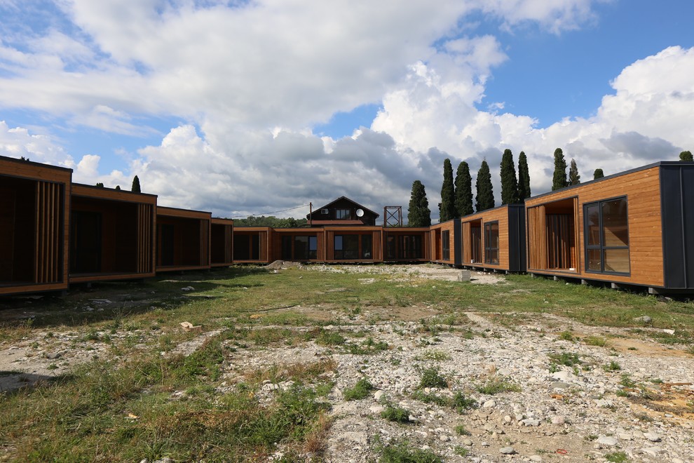 Гостинничный комплекс минидомов в Абхазии