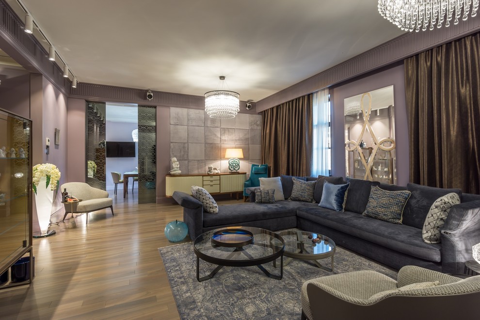 Квартира в современном стиле с элементами арт-деко