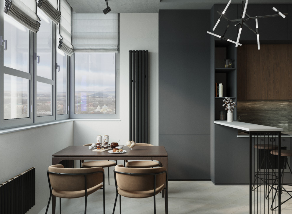 Дизайн-проект квартиры в тиле лофт