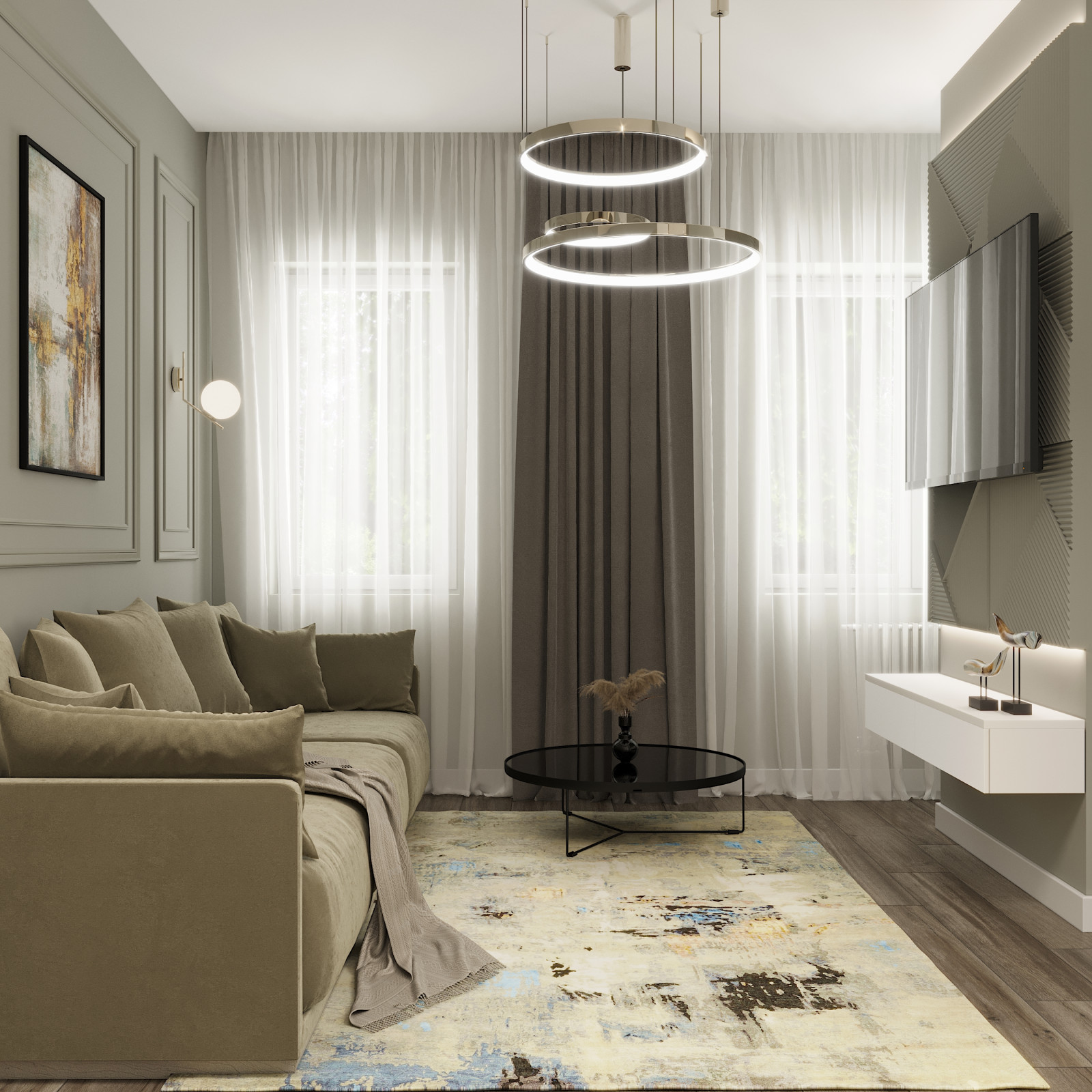 Квартира 98 кв.м  в ЖК "Семья" , Воронеж.