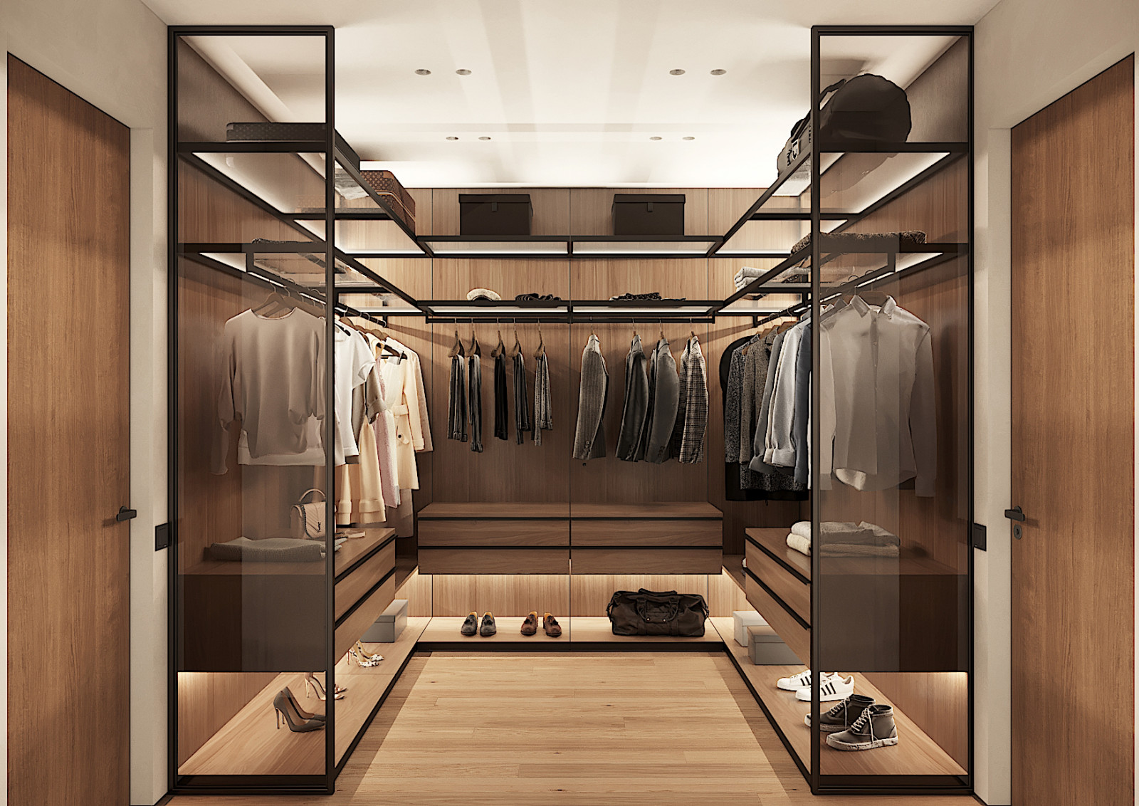 Дом с мансардой в современном стиле