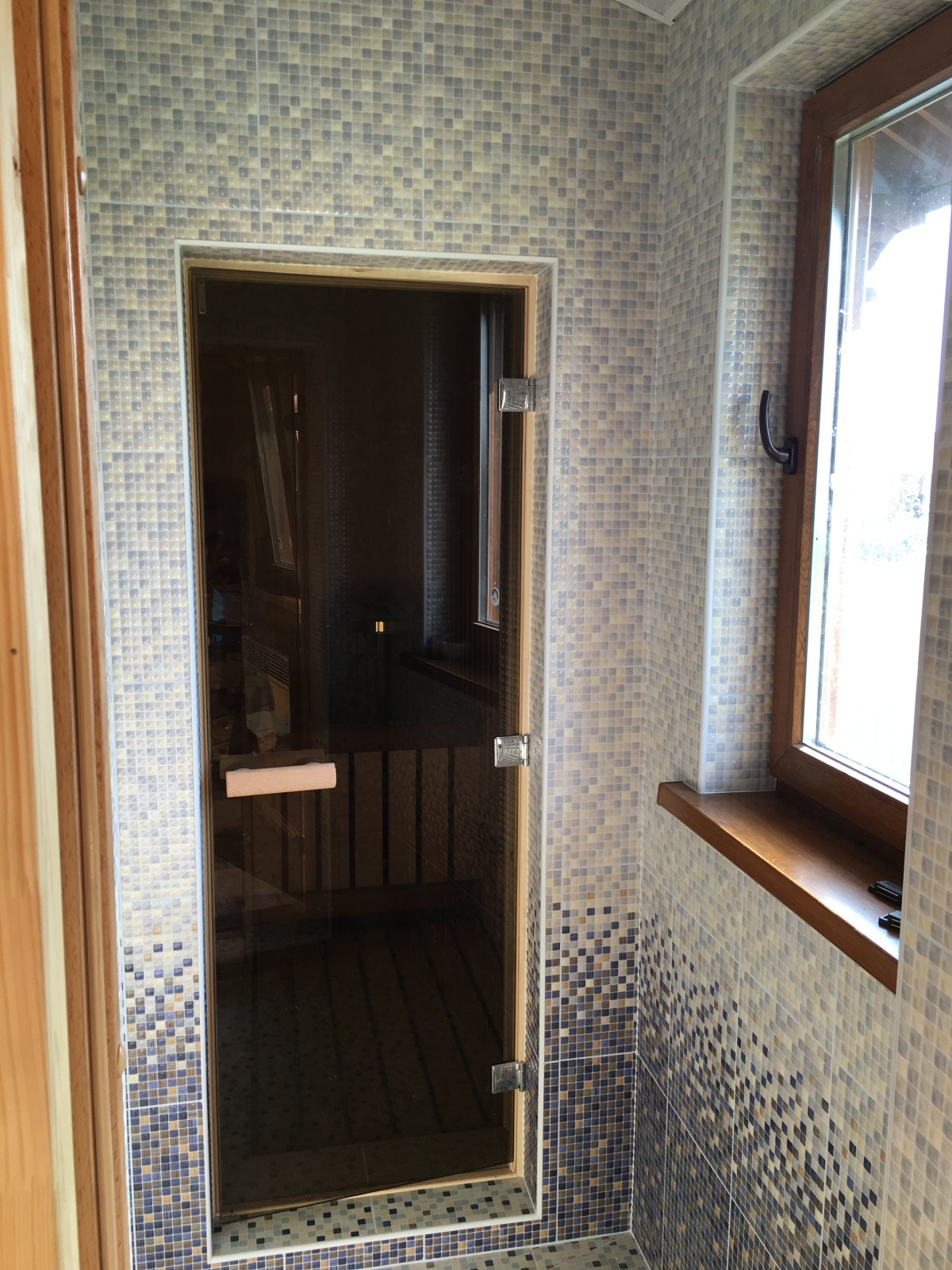 Отделка бани из сруба