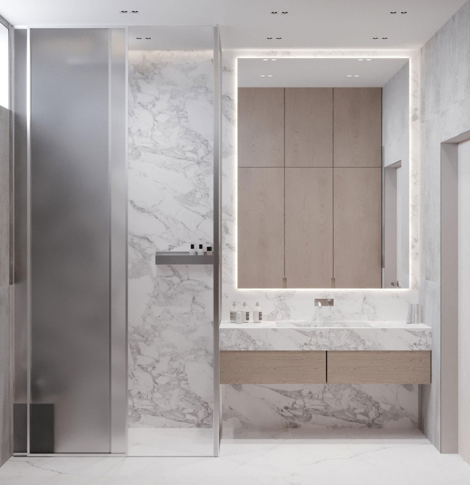 Просторный дом в светлых оттенках