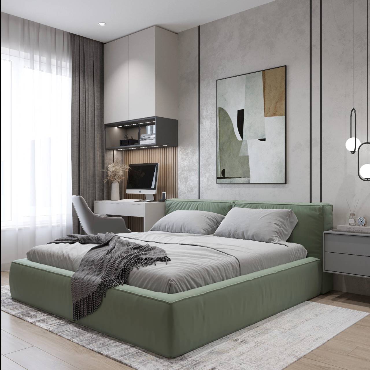 ЖК RiverSky,  3 комнаты, 92м²