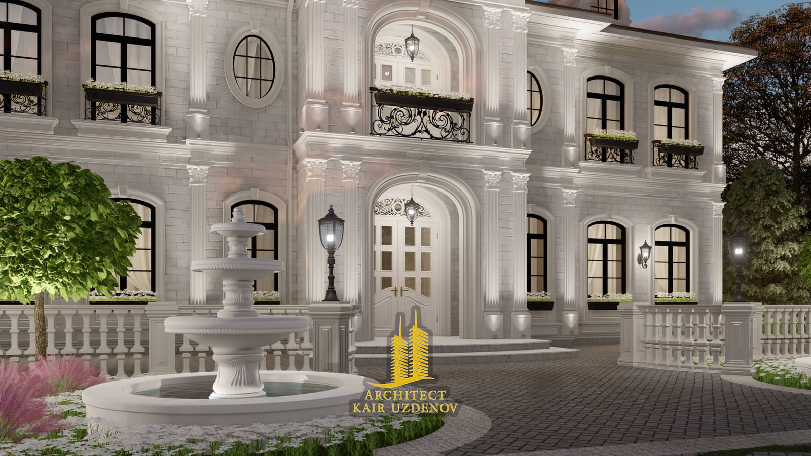 Проект дома в стиле Французский ренесанс