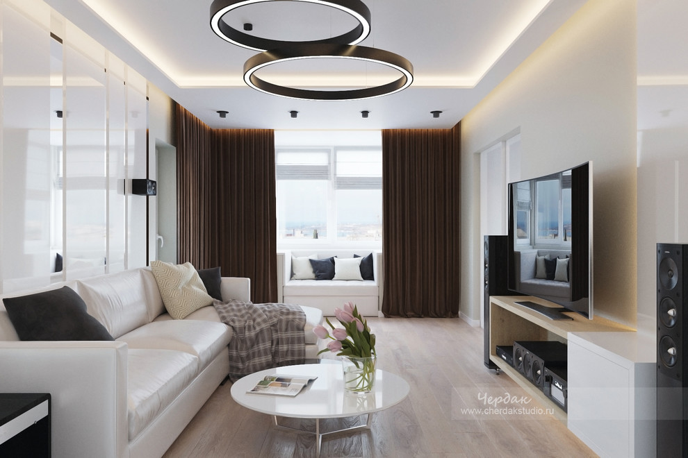 Дизайн-проект четырехкомнатной квартиры в современном стиле