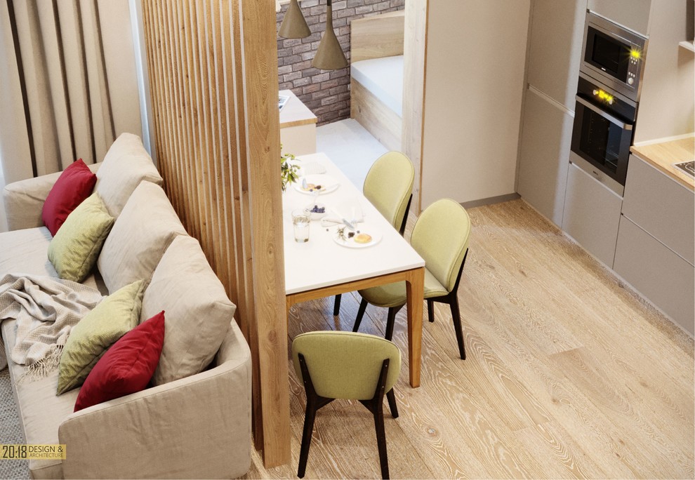 Обложка проекта: КВАРТИРА-СТУДИЯ В САНКТ-ПЕТЕРБУРГЕ