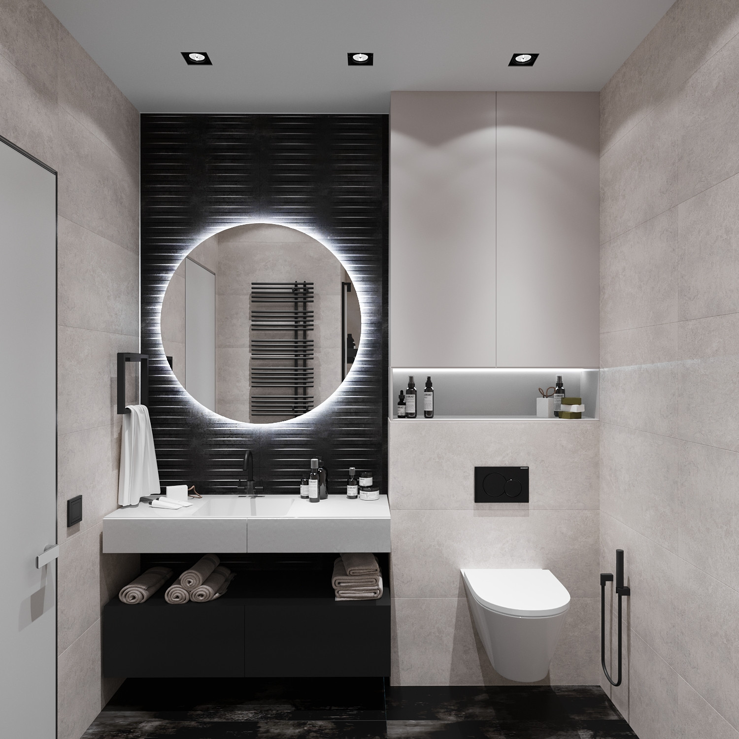 Ванная комната с душевой