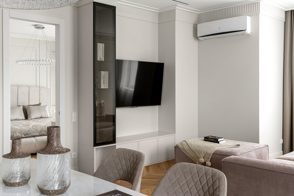 Реализованный дизайн проект квартиры в ЖК "Пряники"