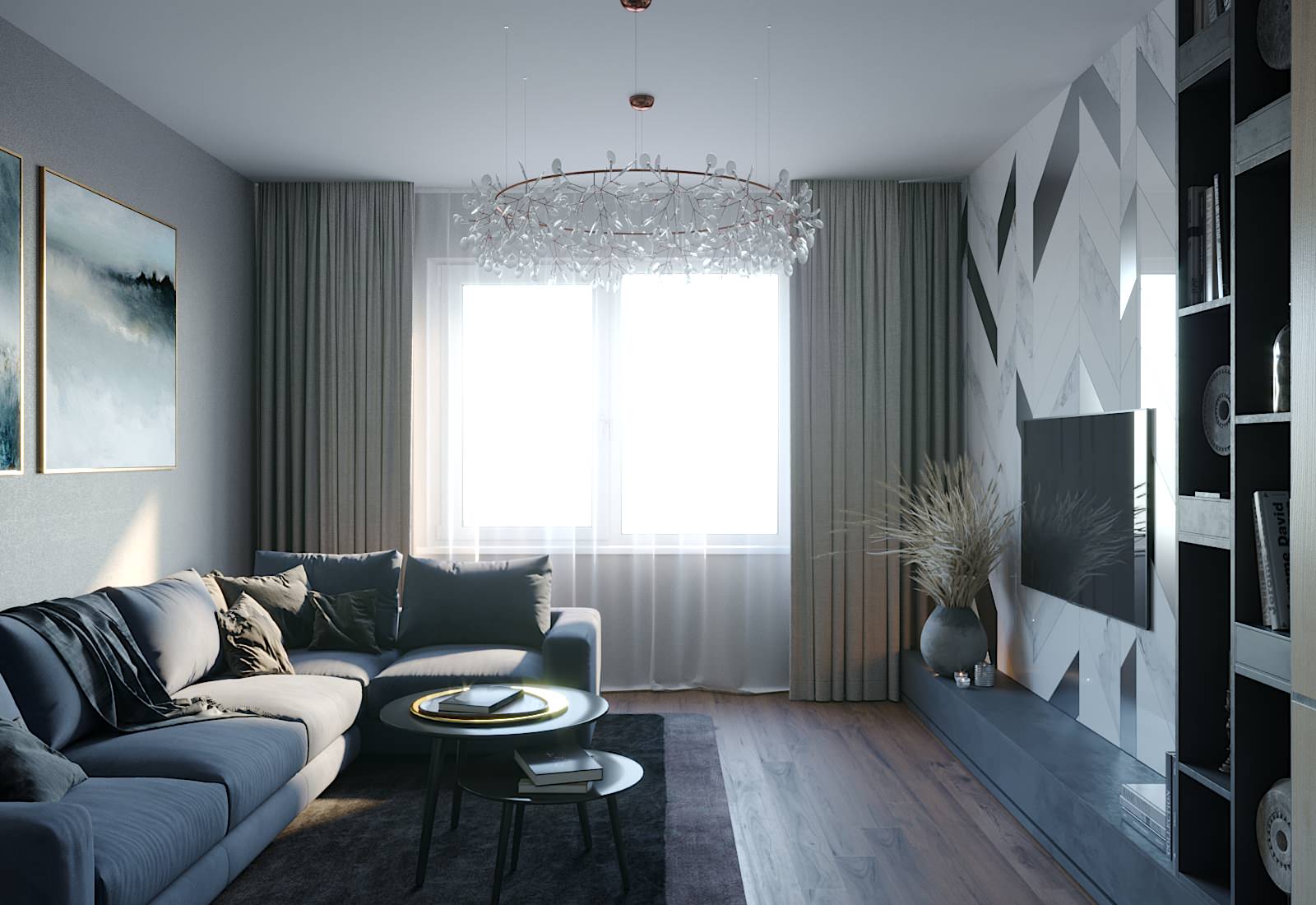 Гостиная в современном стиле