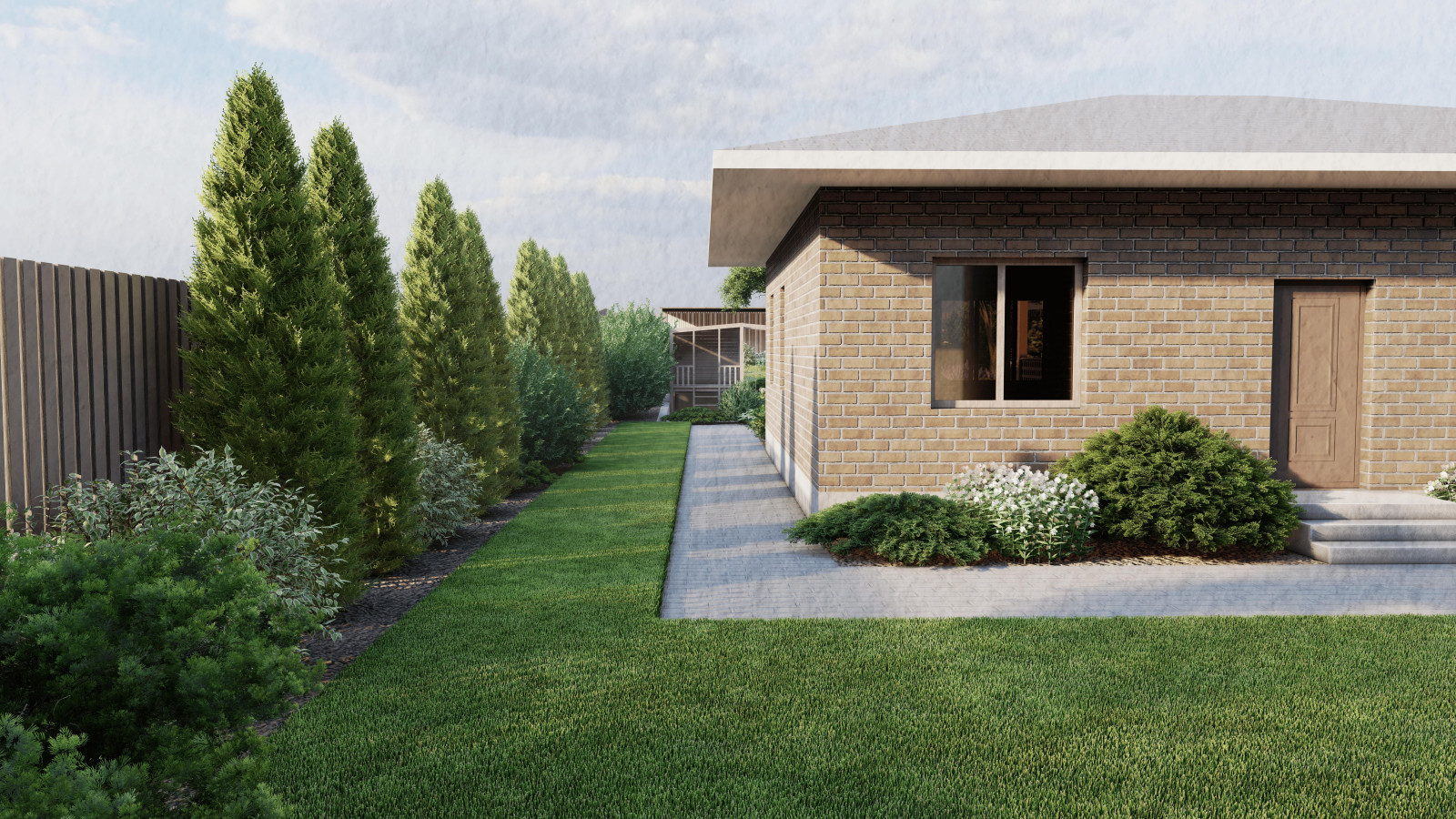 LASKU проект благоустройства частной территории