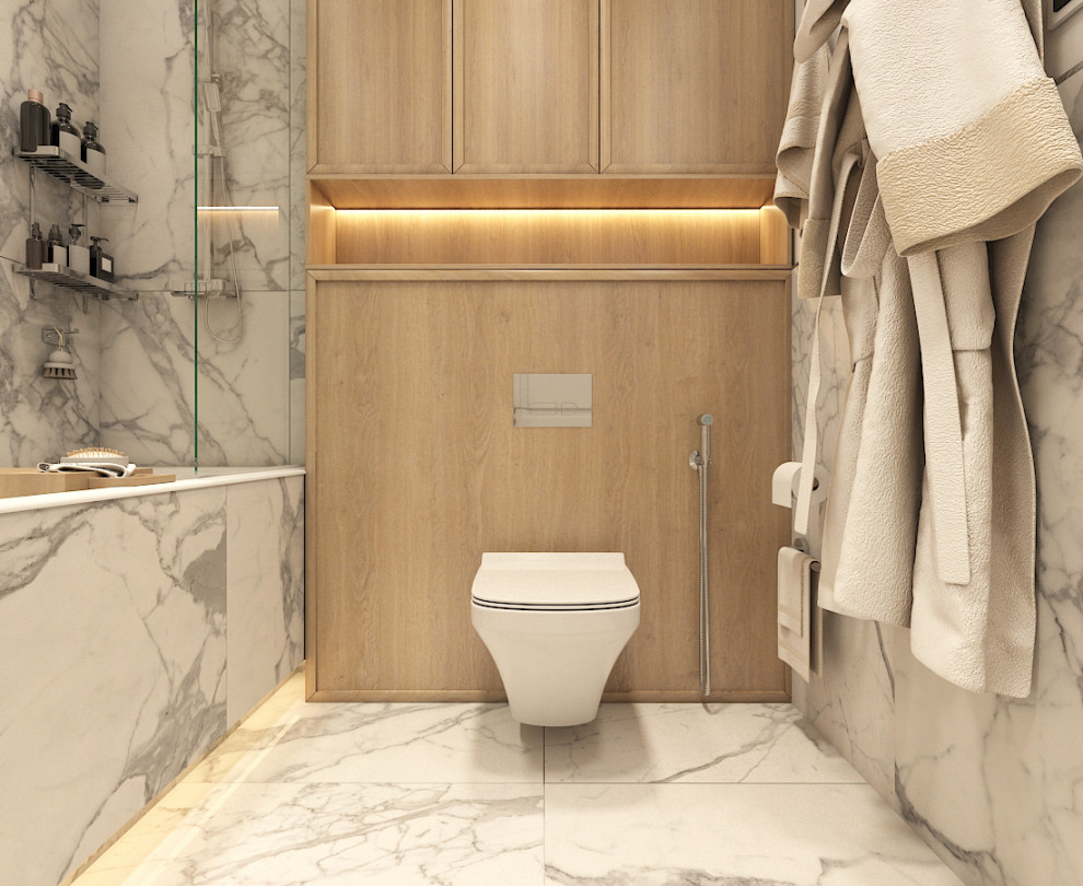 Дизайн-проект квартиры 45 м2 в стиле неоклассика