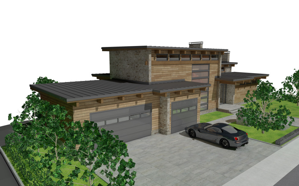 TIMBER FRAME HOUSE TF 3450
