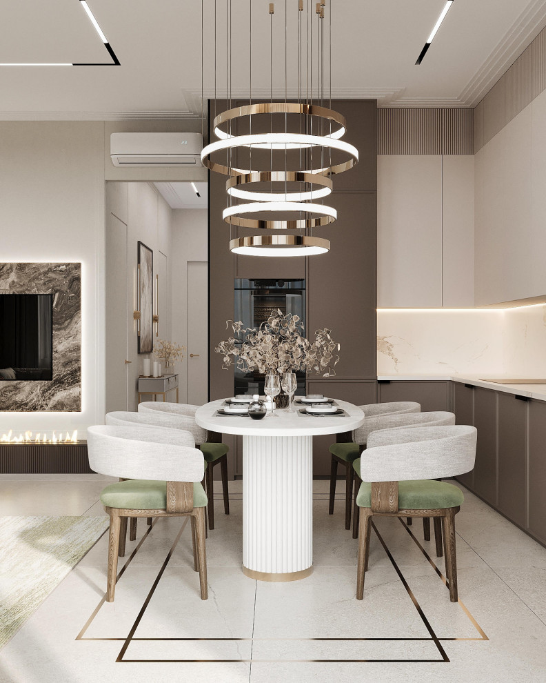 Легкая современная классика в дизайне квартиры для ЖК "Модум" - 97 м2