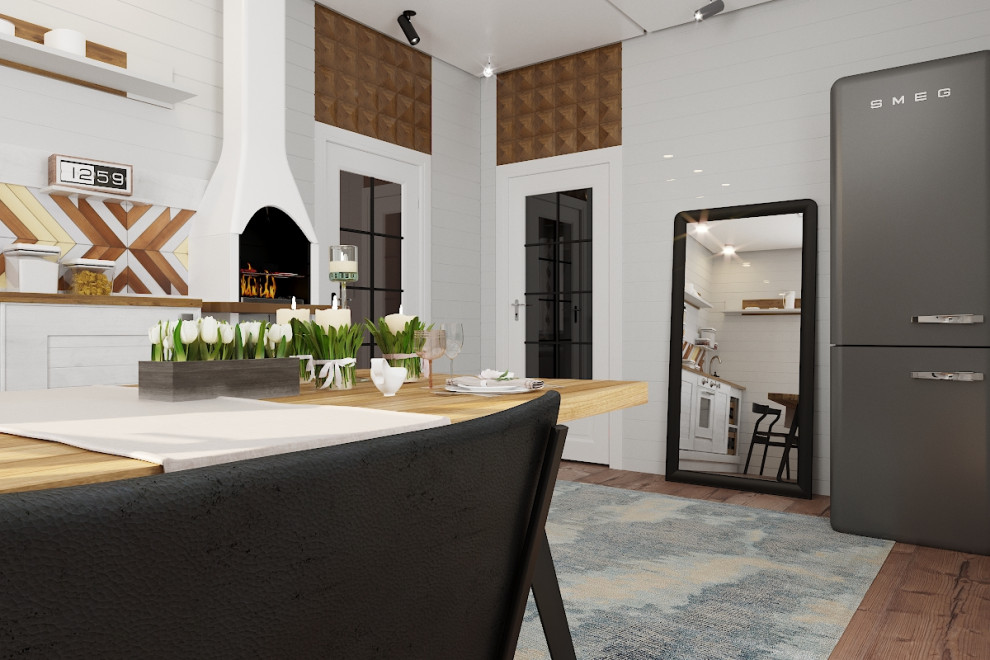 Загородный частный дом, с кухней, одной спальней, и верандой с огромными панорам