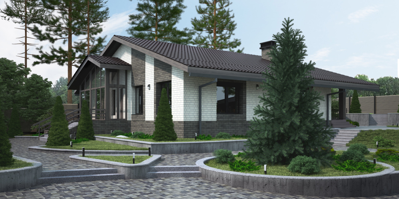 Дизайн проект благоустройства участка