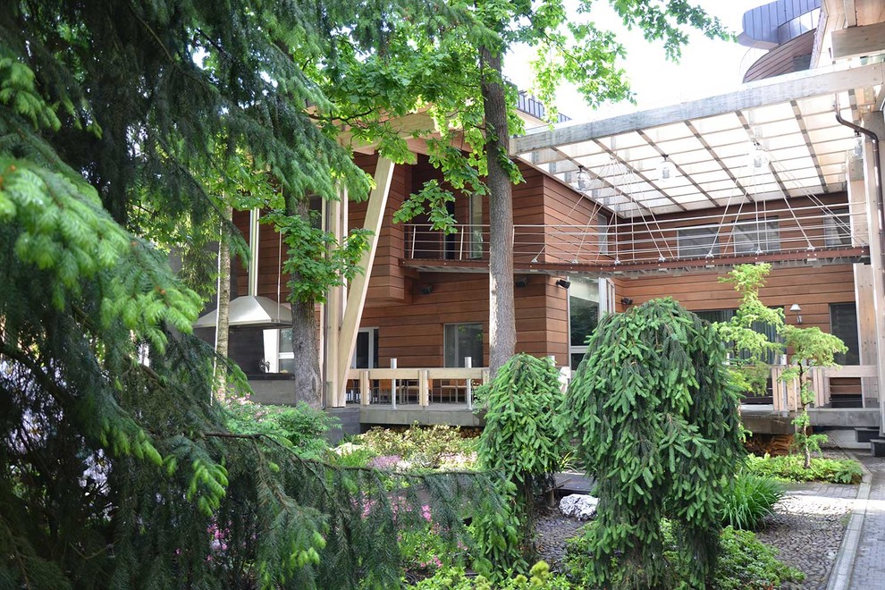 Сад с японским характером в КП Ландшафт