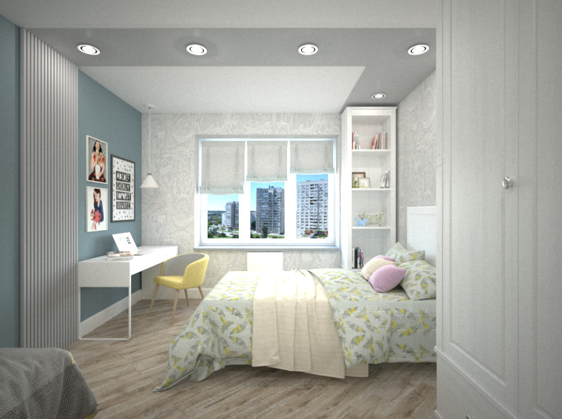 Проект 2-х комнатной квартиры ЖК Комфорт Парк