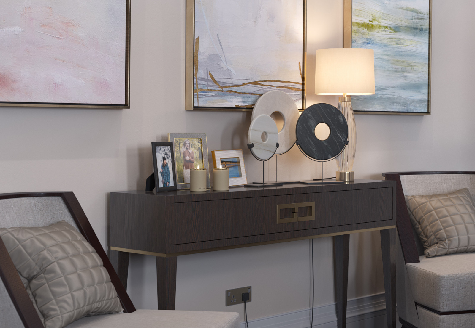 Master bedroom design residential house, London