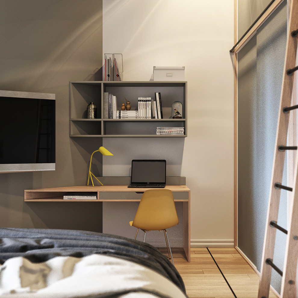 спальня в скандинавском стиле