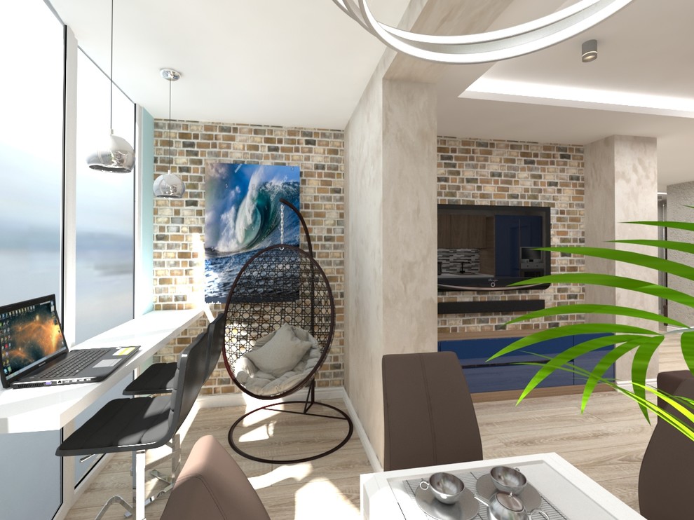 интерьер с видом на Обь