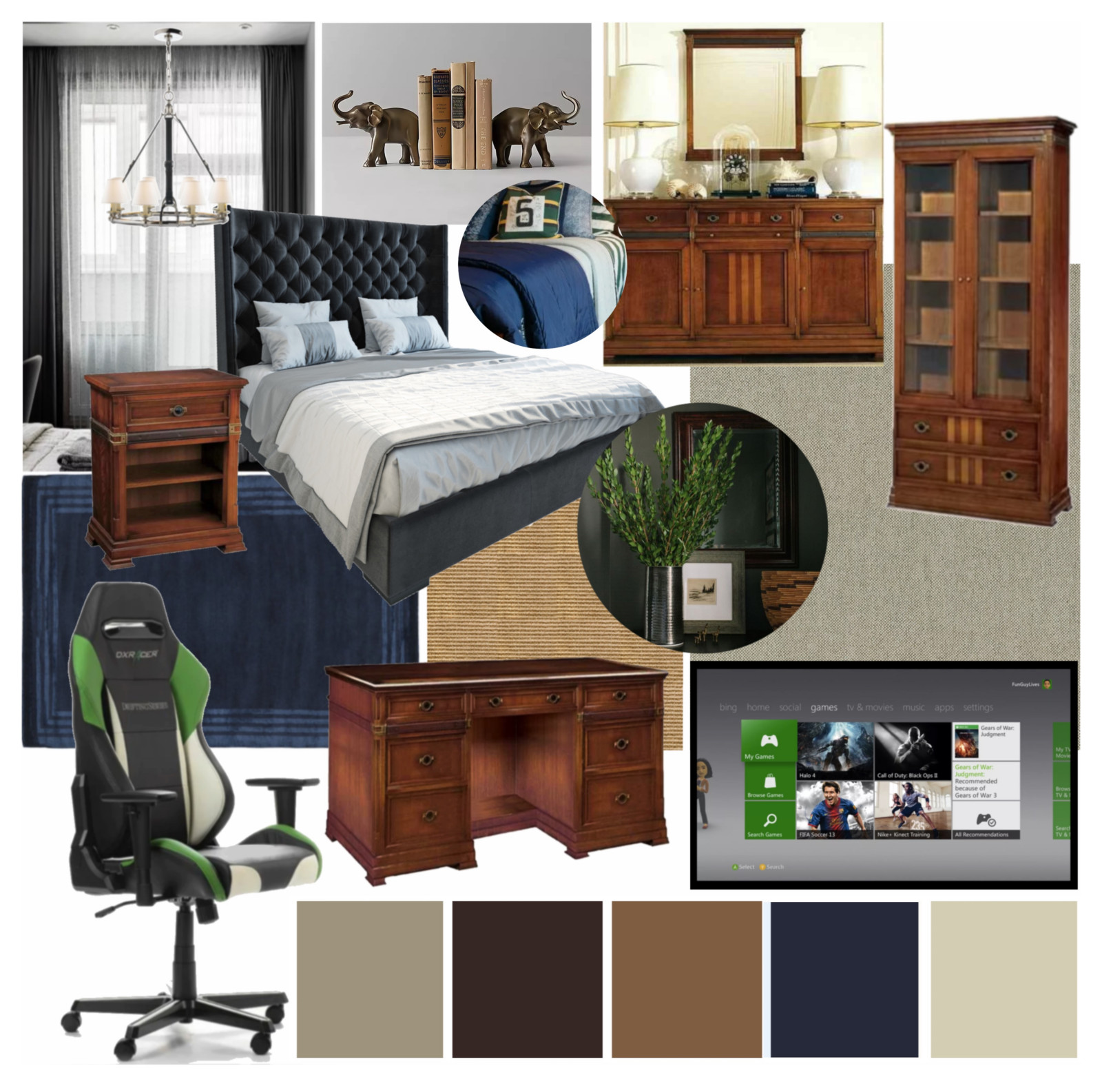 Обложка проекта: Комната для подростка с перспективой на будущее