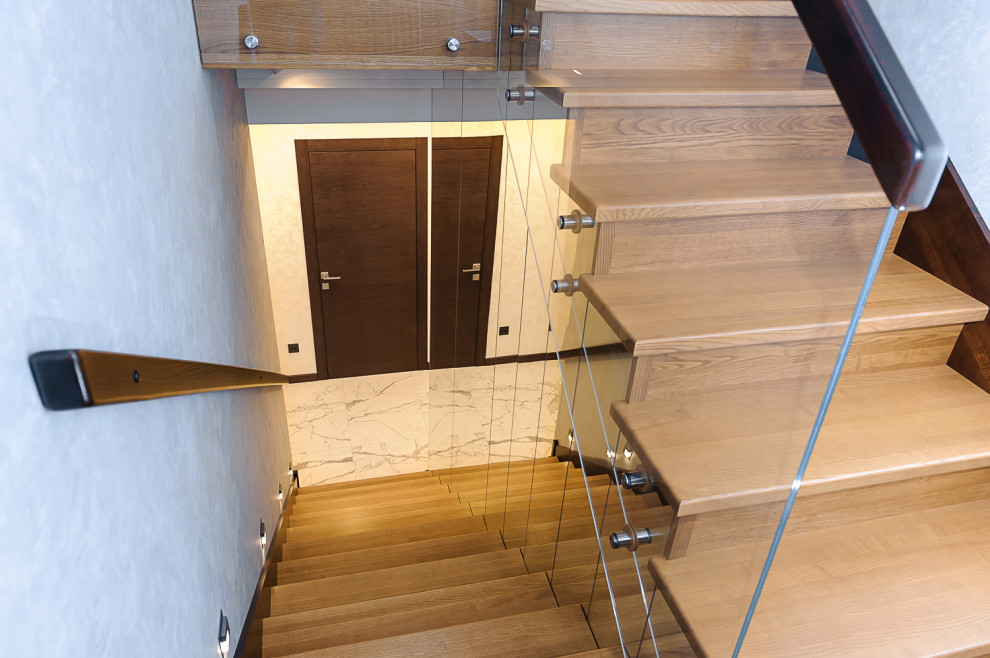 Отделка бетонной лестницы