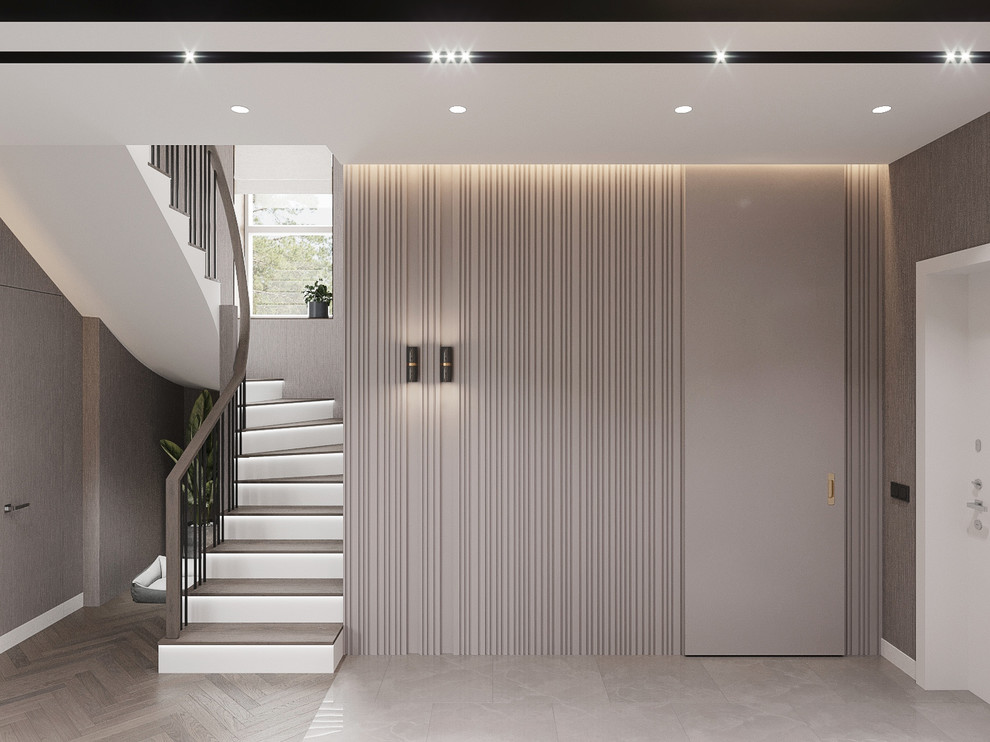 прихожая и лестница пос. хопилово