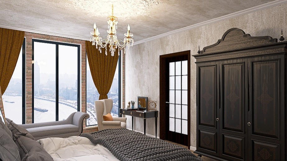 Спальня гранж "Вне времени"