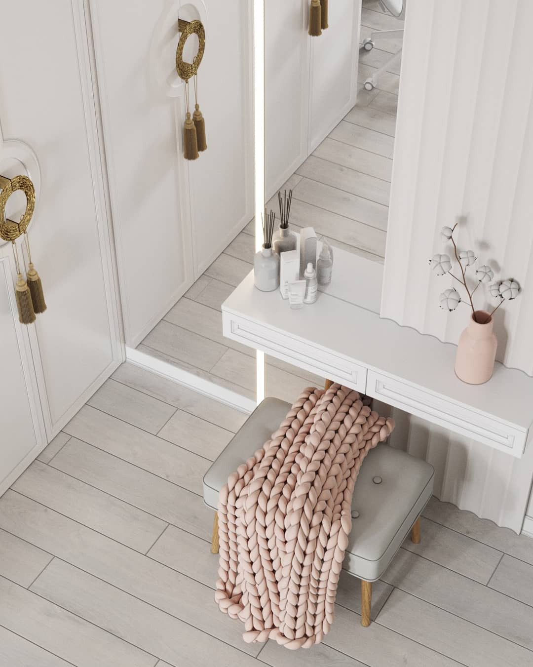 Обложка проекта: Детская для девочки, 15 кв.м